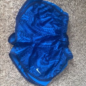 blue nike shorts